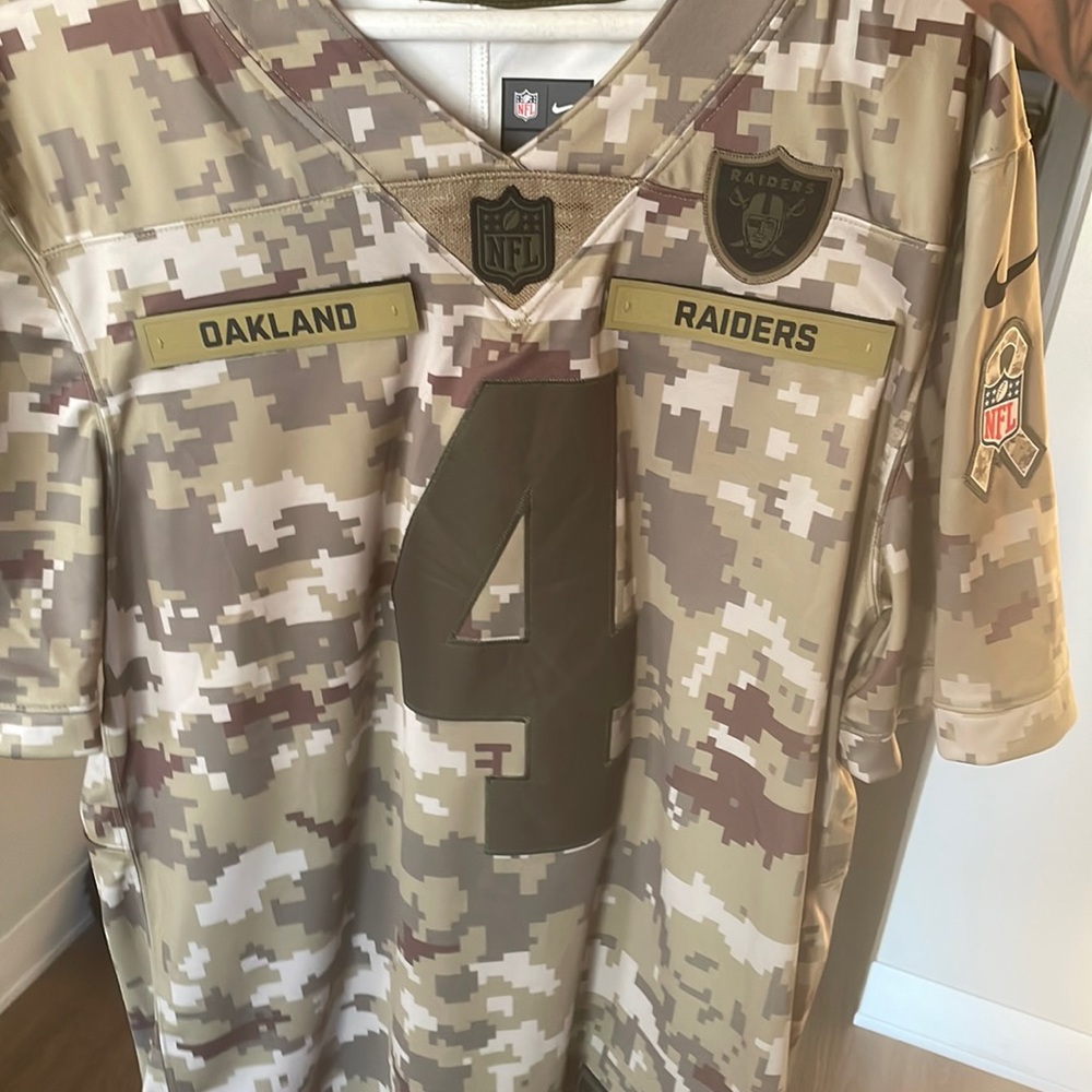 Authentic Carr Raiders Jersey